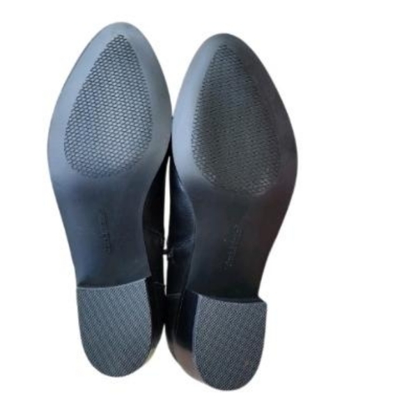 WW DAVID TATE Senator Black Lamb Leather Ankle Bike Boot Women 8.5 Extra Wide EE - Picture 3 of 10